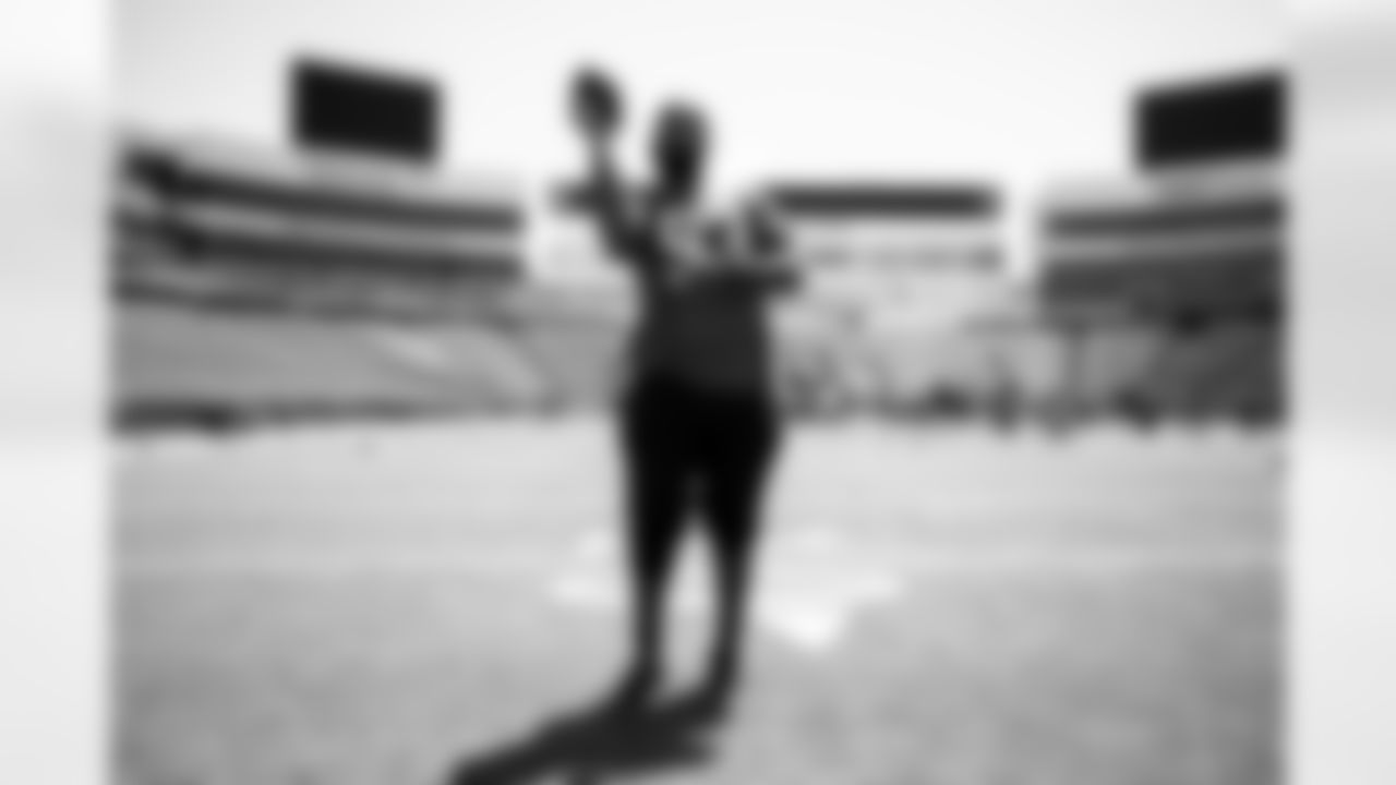 Zion Logue (93). Buffalo Bills and Wegmans Play 60, May 16, 2025 at Highmark Stadium.