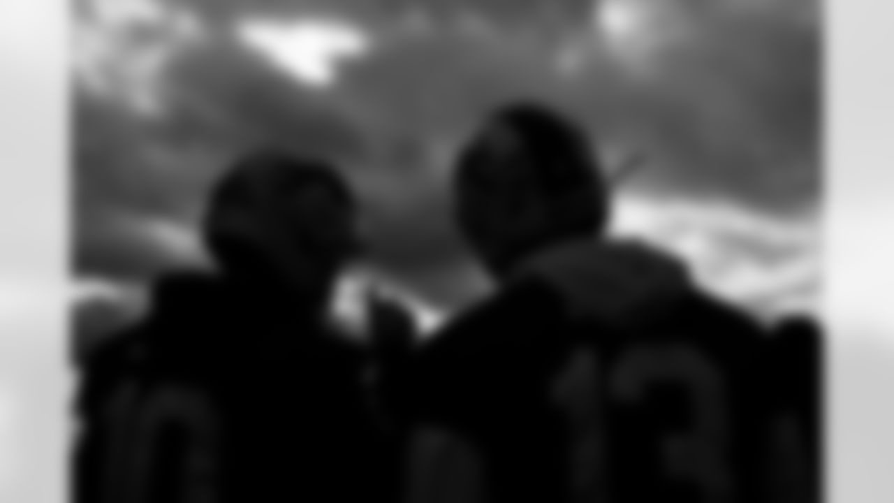 Khalil Shakir (10), Gabe Davis (13). Buffalo Bills Week 10 Practice, November 06, 2025 at Buffalo Bills Training Center.