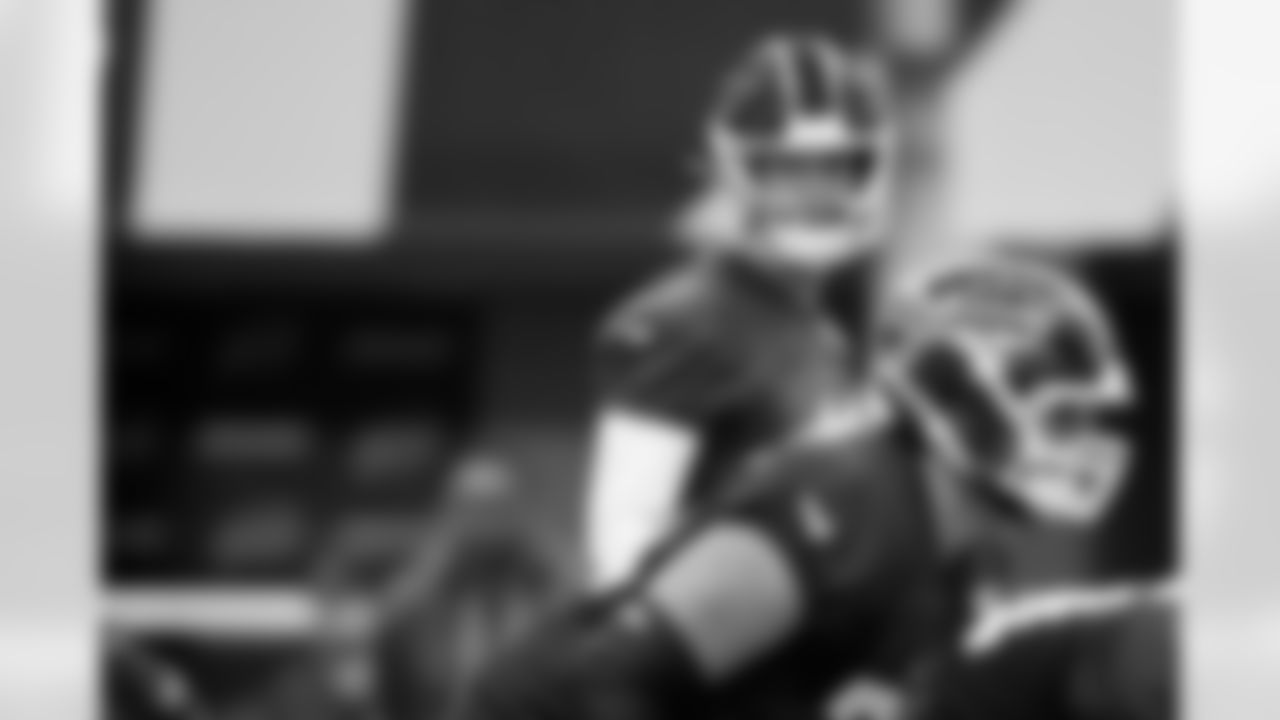 Mitchell Trubisky (11). Buffalo Bills Week 18 practice, January 01, 2026 at Buffalo Bills Training Center.