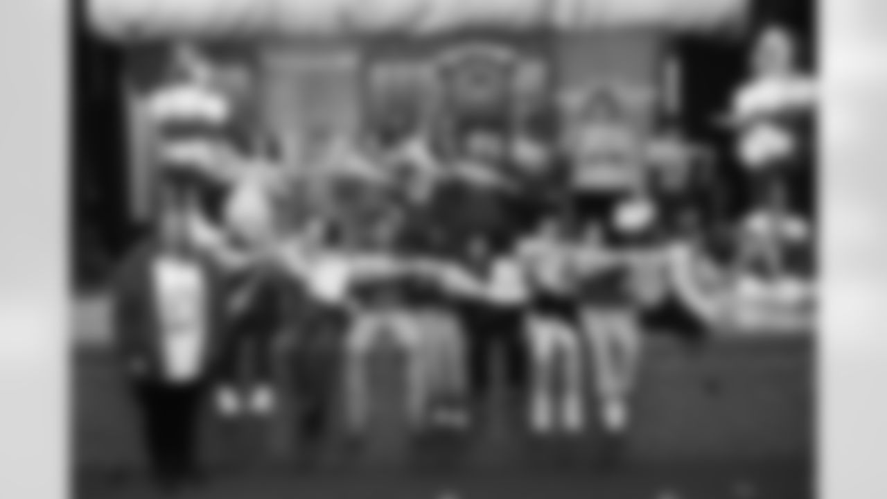 Billy Buffalo, DJ Milk, DJ Yes and Highmark host a Buffalo Bills pep rally for Heritage Heights Elementary students, November 14, 2025.