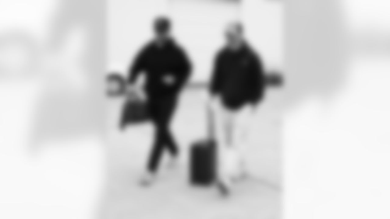 Dalton Kincaid (86), Cole Bishop (24). Buffalo Bills travel to Cleveland, December 20, 2025 at Buffalo Niagara International Airport.