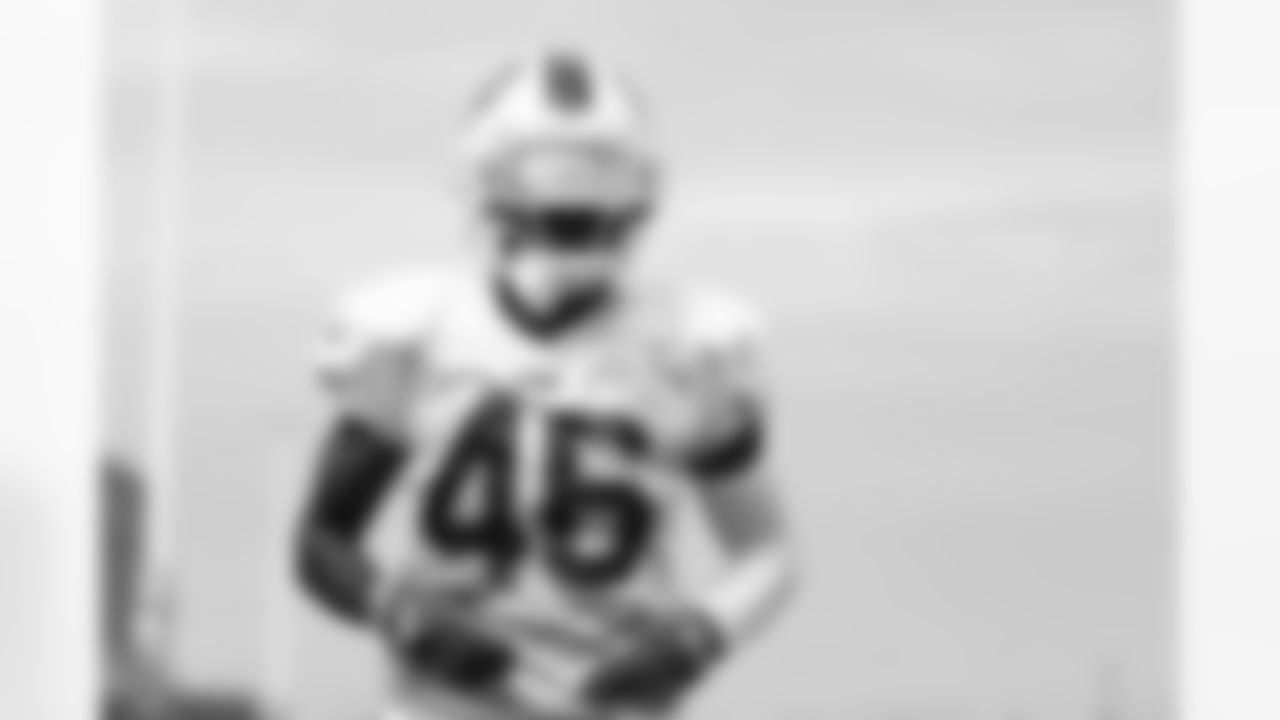 Ja'Marcus Ingram (46). Buffalo Bills Week 4 Practice, September 24, 2025 at the Buffalo Bills Training Center.