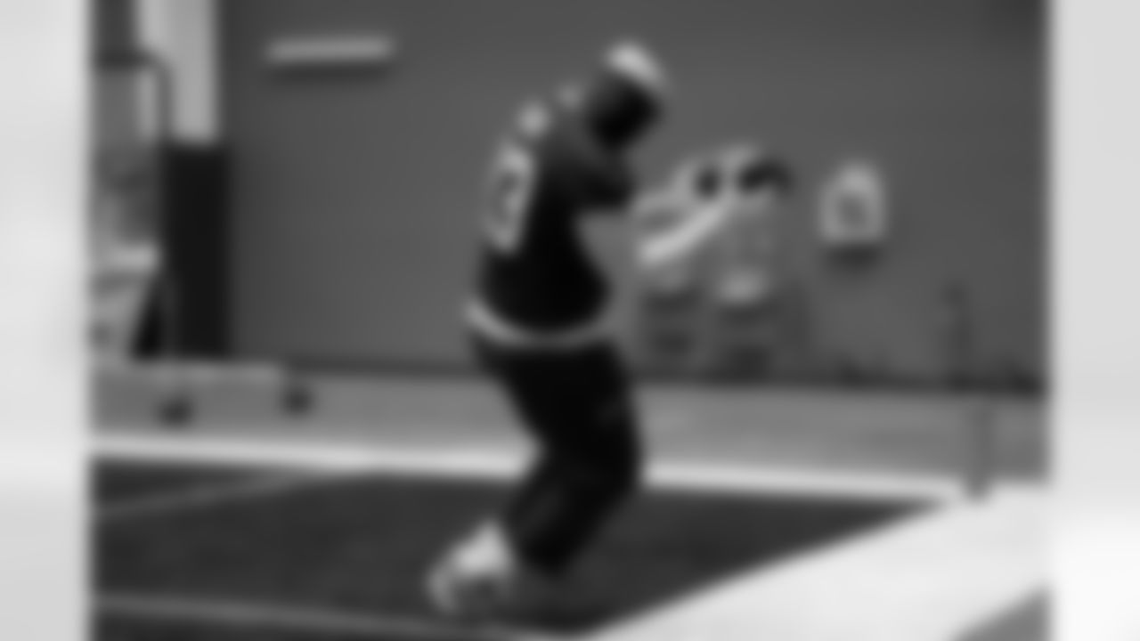 Zion Logue (93). Buffalo Bills Week 13 Practice, November 28, 2025 at Buffalo Bills Training Center.