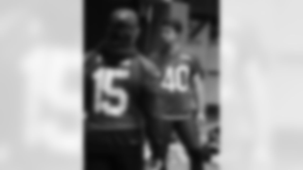 Matt Prater (15), Matthew Wright (40). Buffalo Bills Wild Card Week Friday Practice, January 09, 2026 at Buffalo Bills Training Center.