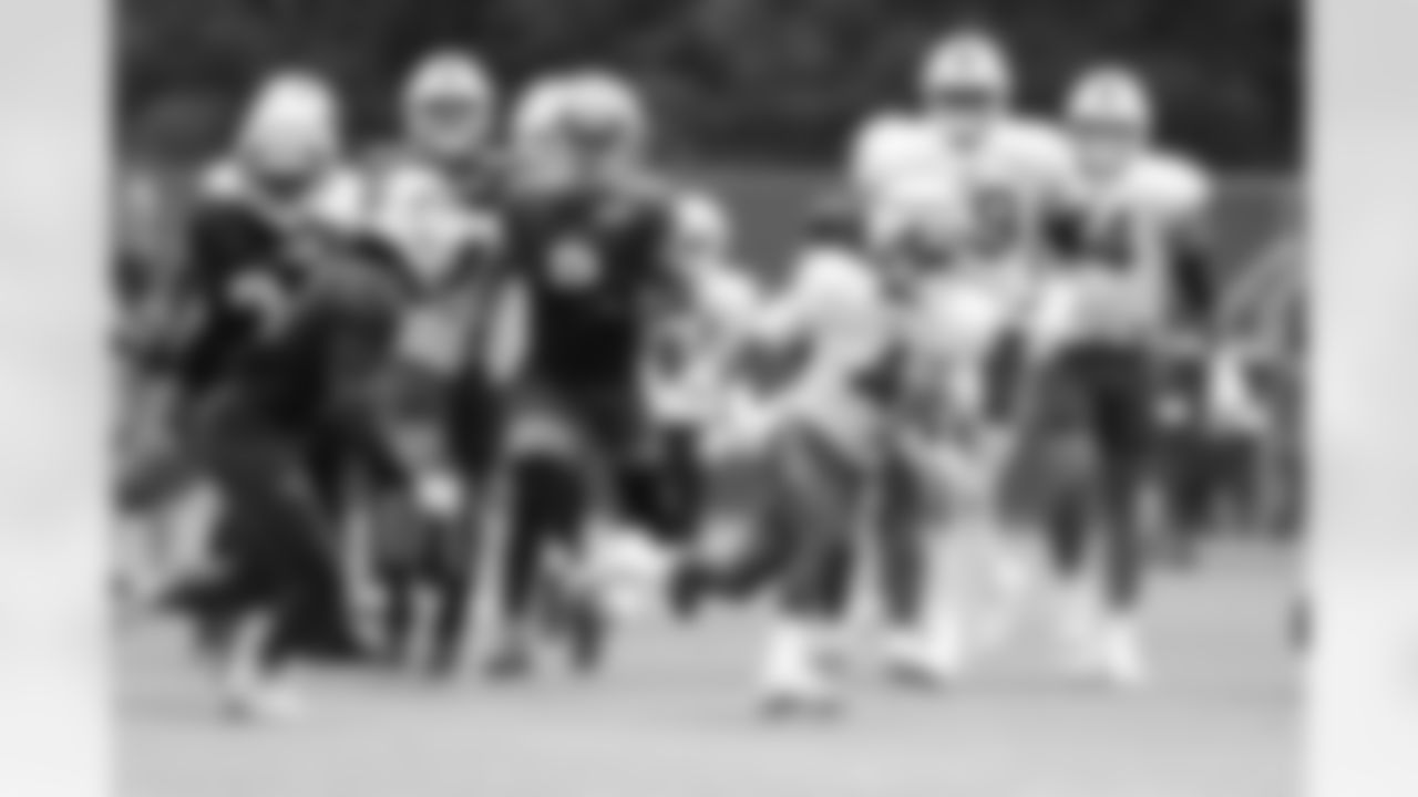 James Cook (4). Buffalo Bills Training Camp, August 13, 2025 at Buffalo Bills Training Facility.