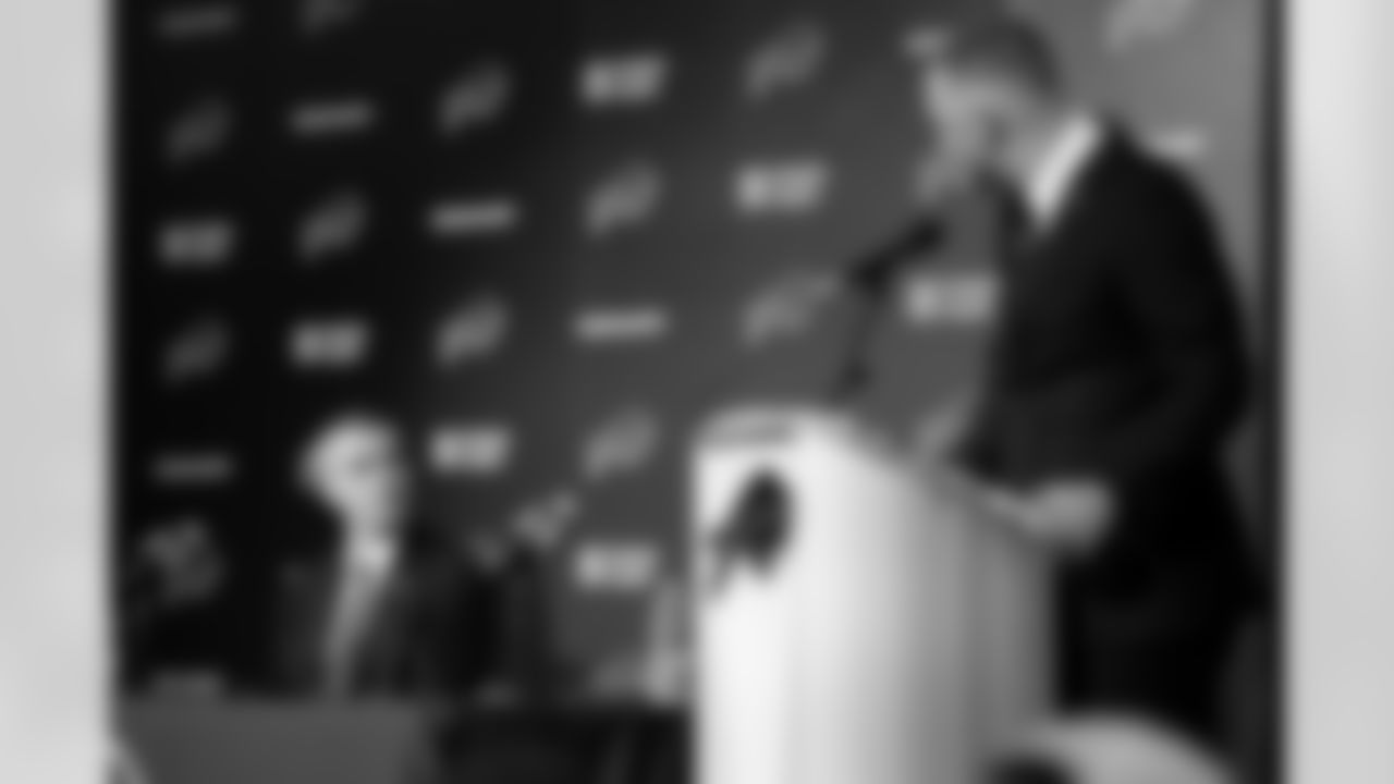 Joe Brady's Head Coach Introduction, January 29, 2026 at Buffalo Bills Training Center.