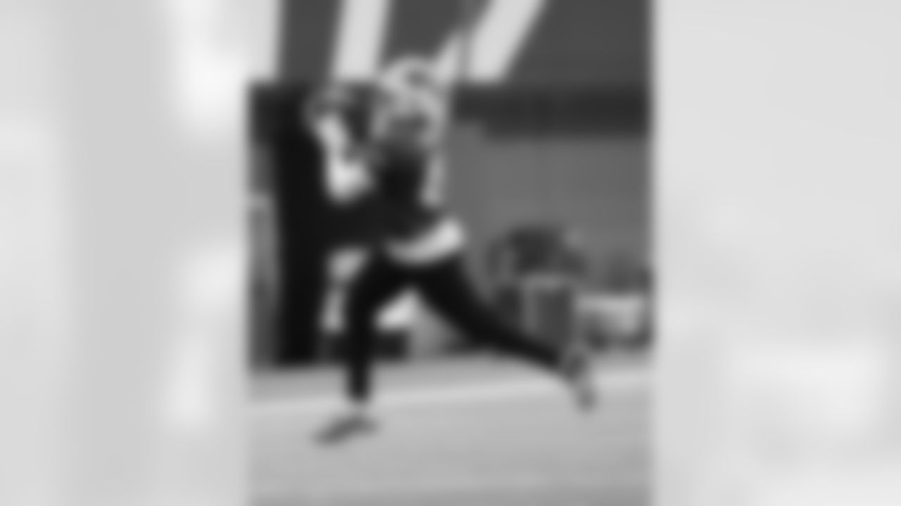 Reggie Gilliam (41). Buffalo Bills Week 10 Practice, November 07, 2025 at the Buffalo Bills Training Center.