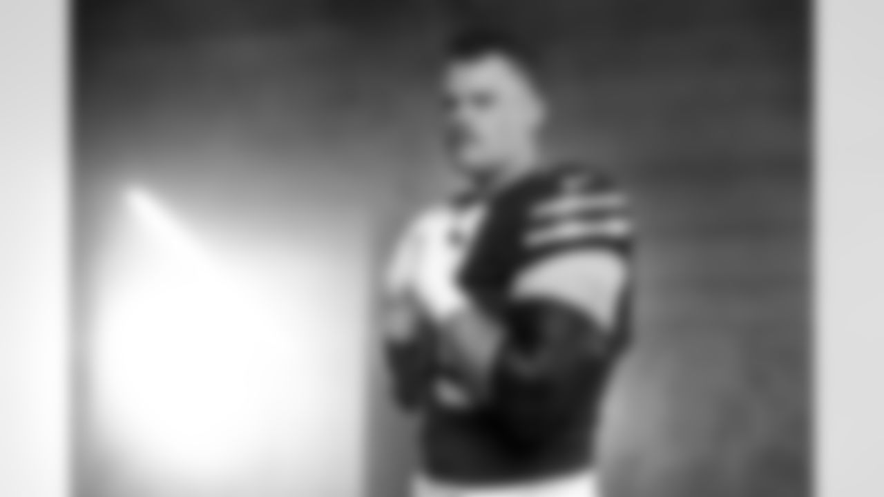 Spencer Brown. Buffalo Bills Veteran Media Day, June 09, 2025 at the Buffalo Bills Training Center.