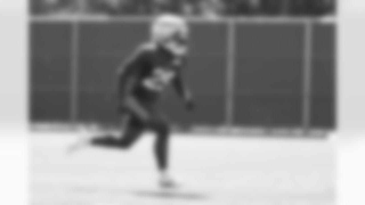 Brandon Codrington (29). Buffalo Bills Training Camp, August 27, 2025 at Buffalo Bills Training Facility.