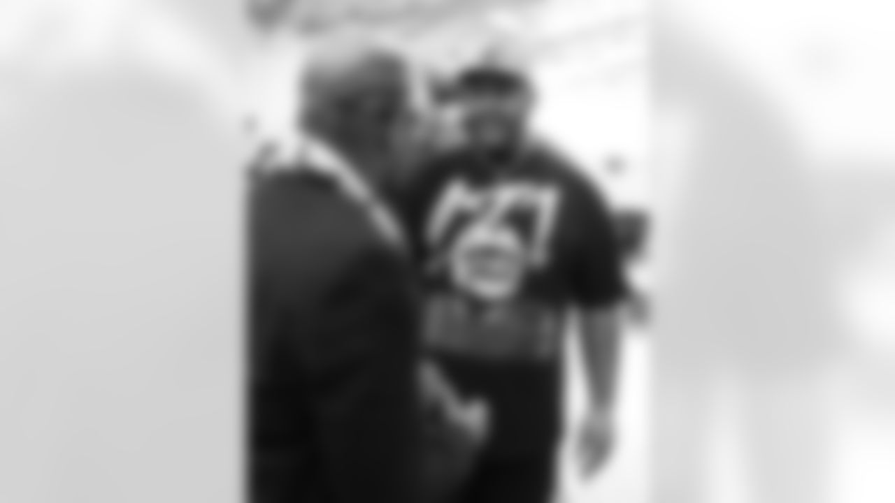 Dion Dawkins visits Harvey Austin School, December 16, 2025.