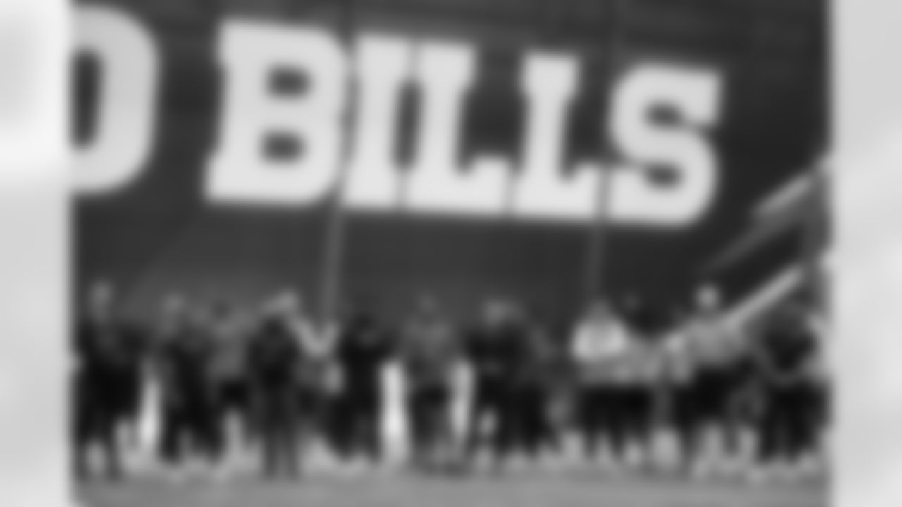 Buffalo Bills players train and take part in a field days competition during Phase Two of voluntary off-season workouts, May 12, 2025 at the Buffalo Bills Training Center.