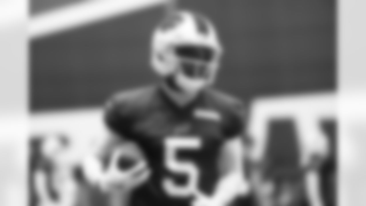 Joshua Palmer (5). Buffalo Bills Week 9 Practice, October 30, 2025 at the Buffalo Bills Training Center.