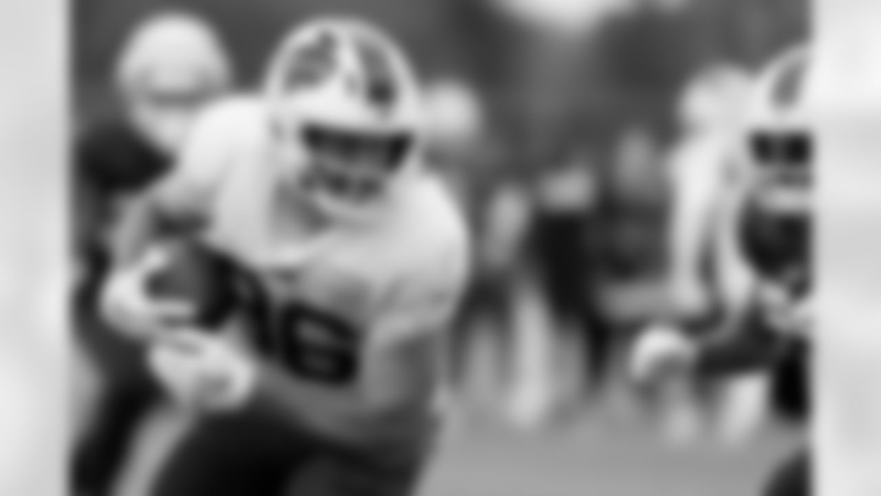 Dalton Kincaid (86). Buffalo Bills Training Camp, August 19, 2025 at Buffalo Bills Training Facility.
