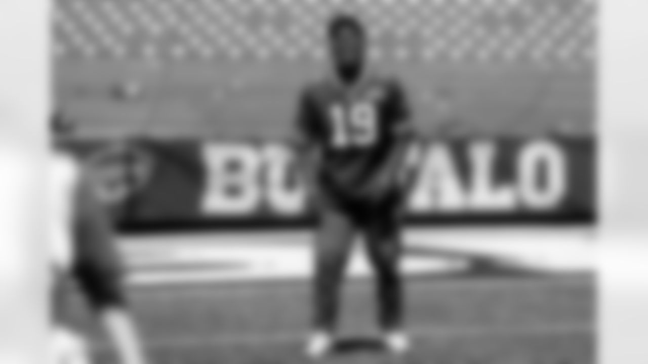 Donald Jones. Buffalo Bills and Wegmans Play 60, May 16, 2025 at Highmark Stadium.