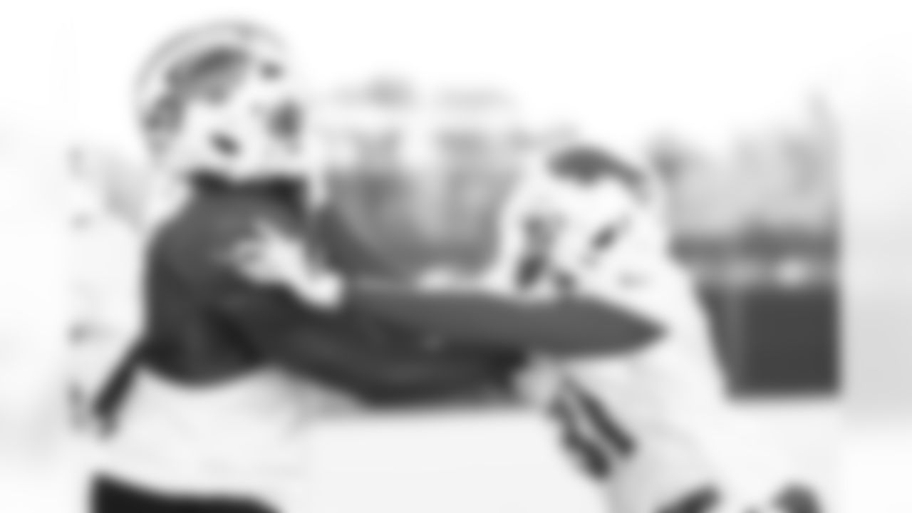 Reggie Gilliam (41), Maxwell Hairston (31). Buffalo Bills Week 9 Practice, October 29, 2025 at the Buffalo Bills Training Center.