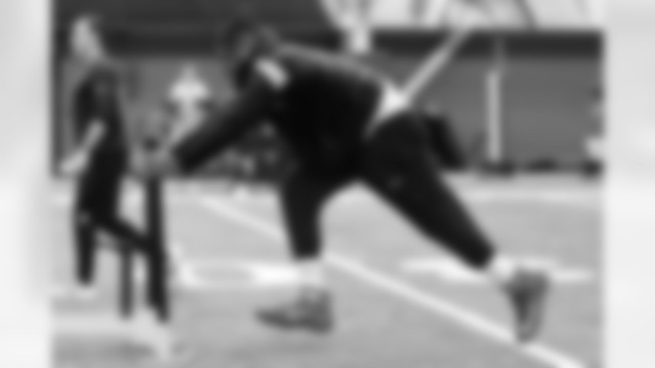 O'Cyrus Torrence. Buffalo Bills players take part in the Iron Bills competition, May 05, 2025 at the Buffalo Bills Training Center.