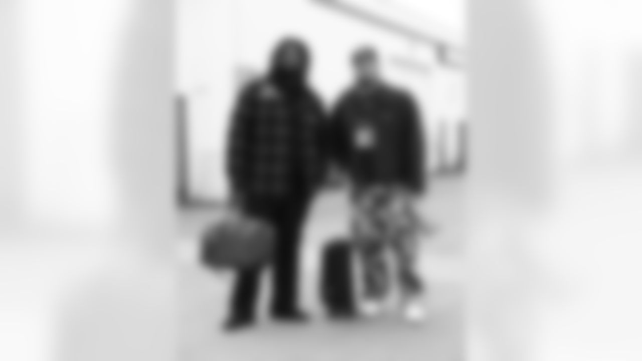 Jordan Phillips (52), Kendrick Green (53). Buffalo Bills Travel to Houston, November 19, 2025 at Buffalo Niagara International Airport.