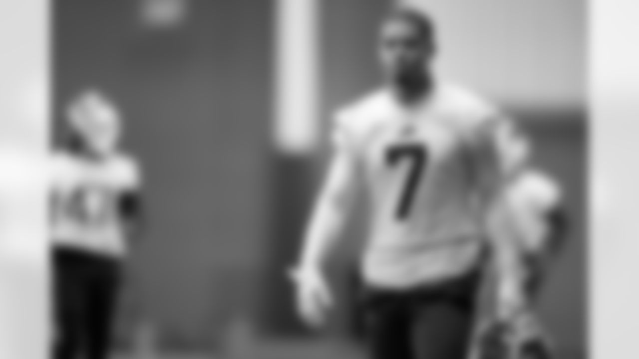 Taron Johnson (7). Buffalo Bills Week 18 practice, January 01, 2026 at Buffalo Bills Training Center.