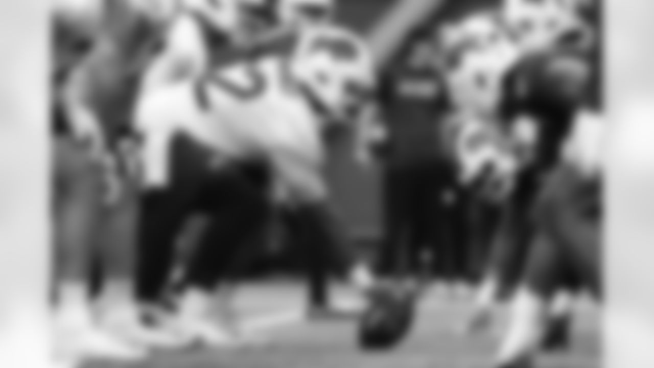 Sedrick Van Pran-Granger (62). Buffalo Bills Wild Card Week Friday Practice, January 09, 2026 at Buffalo Bills Training Center.