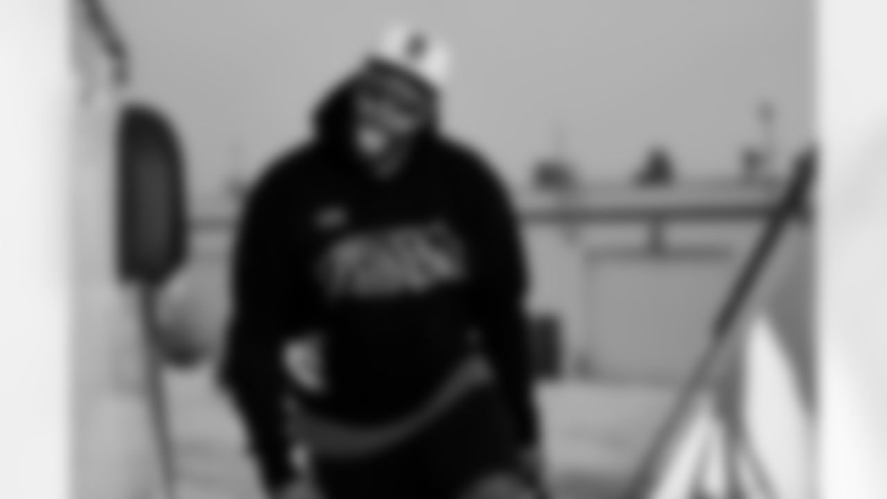 Dion Dawkins (73). Buffalo Bills travel to Foxborough, December 13, 2025 at Buffalo Niagara International Airport.