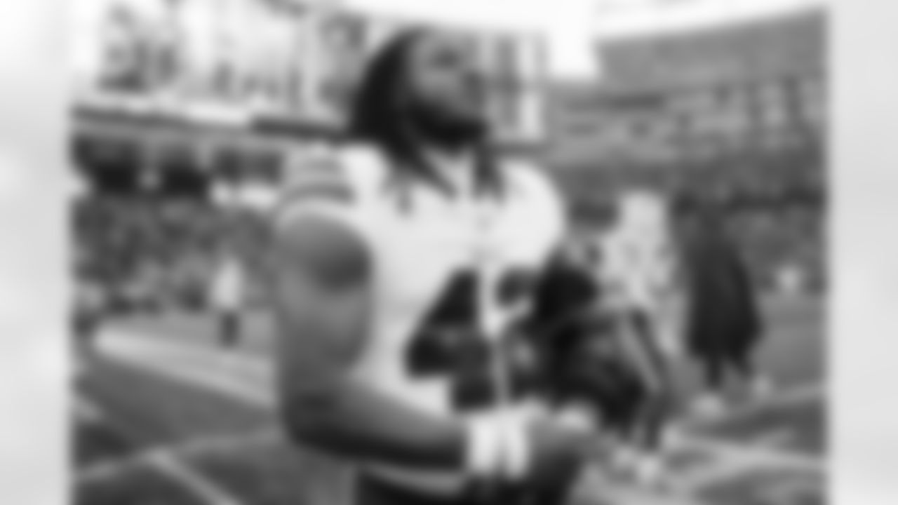 Dorian Williams (42). New England Patriots vs Buffalo Bills, Regular Season, December 14, 2025 at Gillette Stadium.