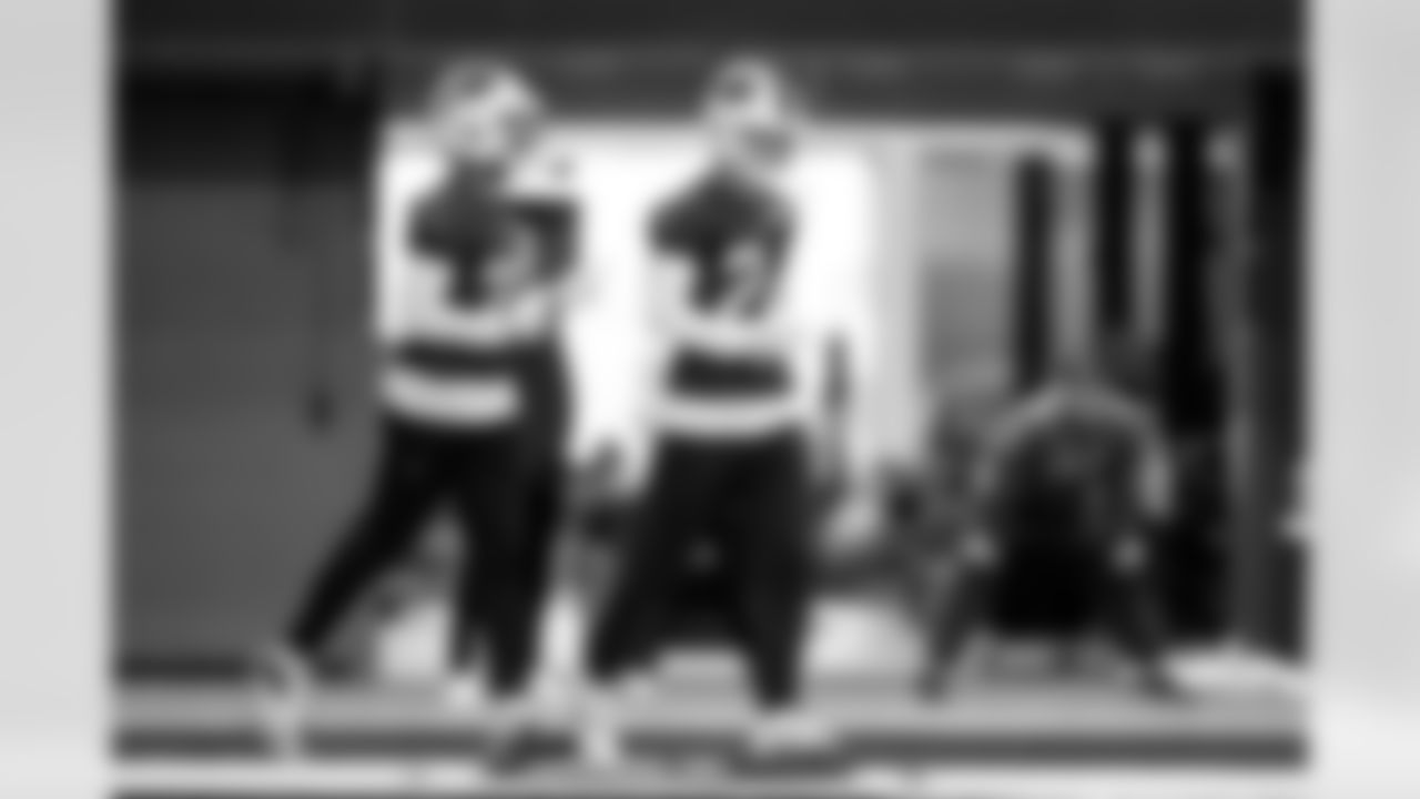 Dane Jackson (23), Cole Bishop (24). Buffalo Bills Week 16 Practice, December 18, 2025 at Buffalo Bills Training Center.