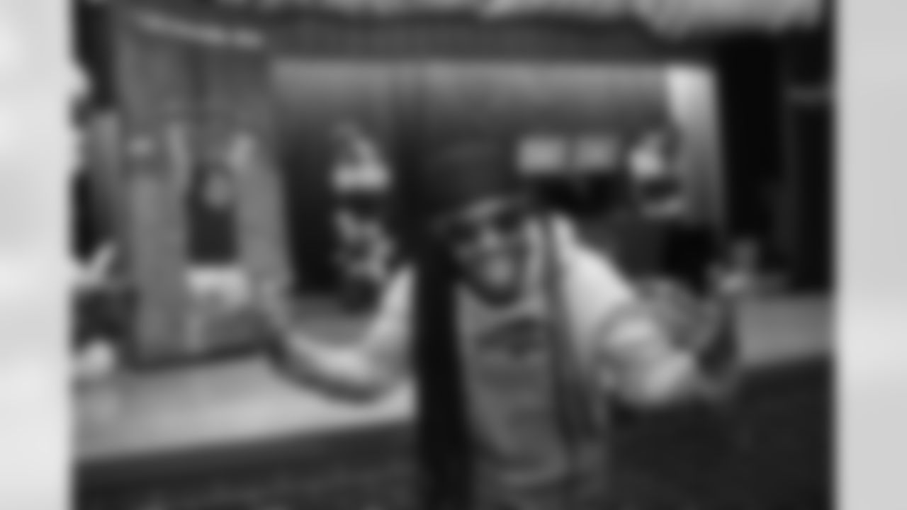 Billy Buffalo, DJ Milk, DJ Yes and Highmark host a Buffalo Bills pep rally for Heritage Heights Elementary students, November 14, 2025.