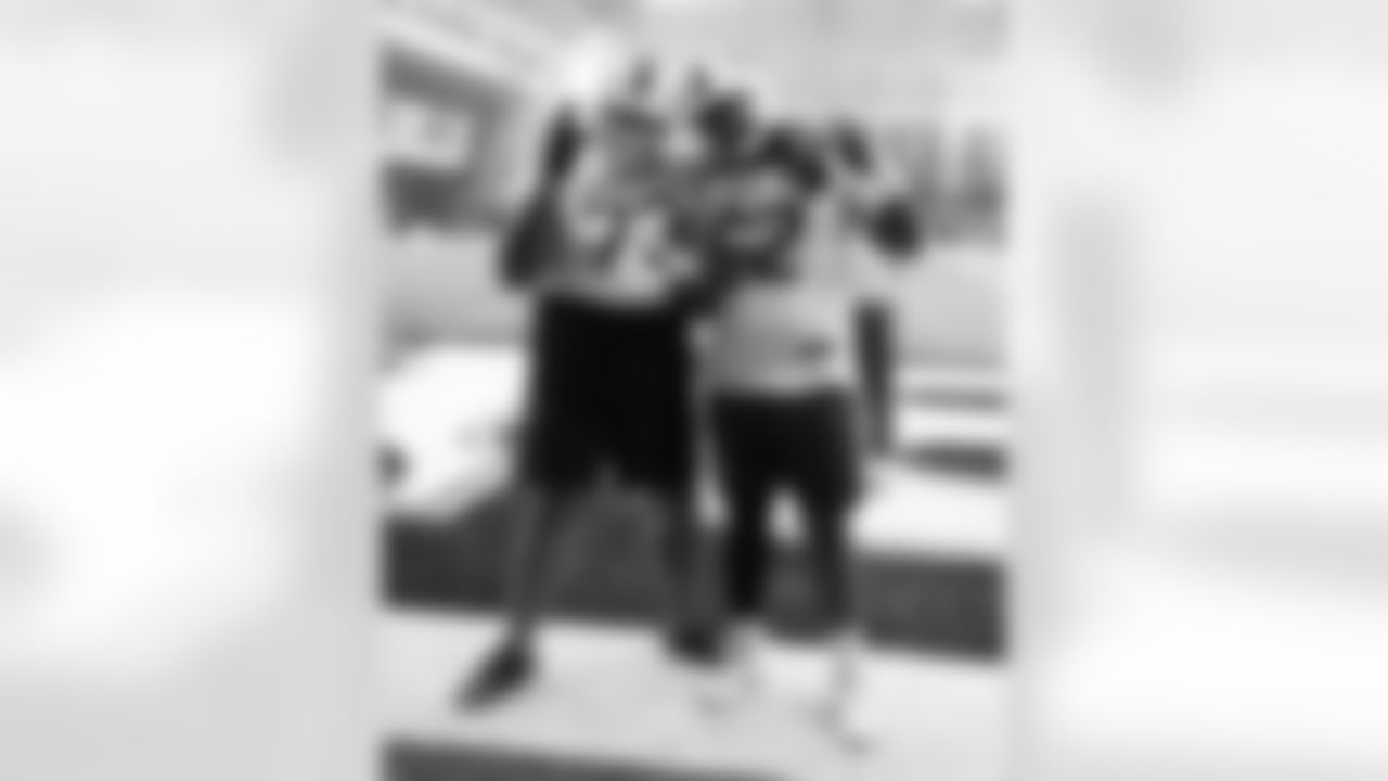 Dion Dawkins (73), Sedrick Van Pran-Granger (62). Buffalo Bills Wild Card Week Friday Practice, January 09, 2026 at Buffalo Bills Training Center.