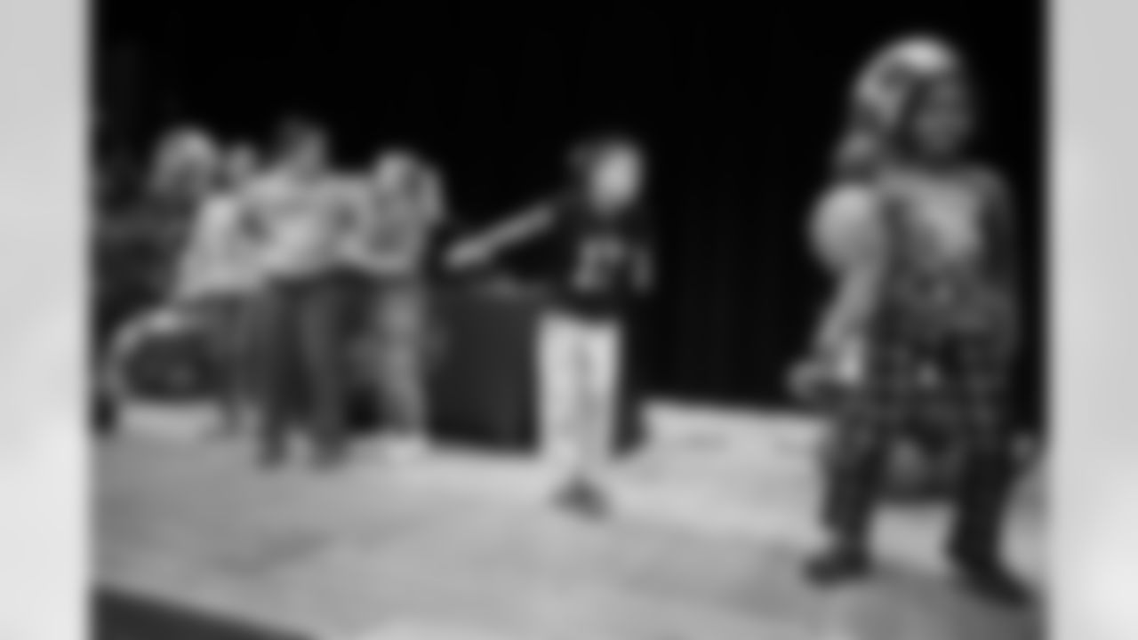 Buffalo Bills pep rally for students and staff at Windermere Boulevard Elementary School, December 19, 2025.