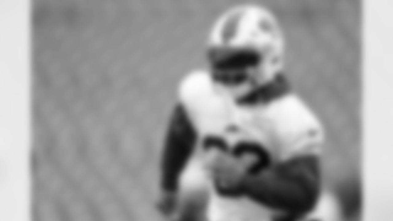 Ray Davis (22). Buffalo Bills Week 11 Practice, November 14, 2025 at Highmark Stadium.