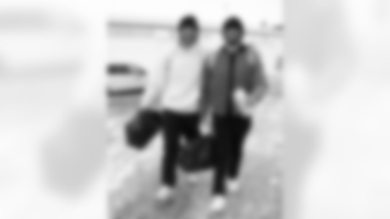 Josh Allen (17), Mitchell Trubisky (11). Buffalo Bills travel to Foxborough, December 13, 2025 at Buffalo Niagara International Airport.