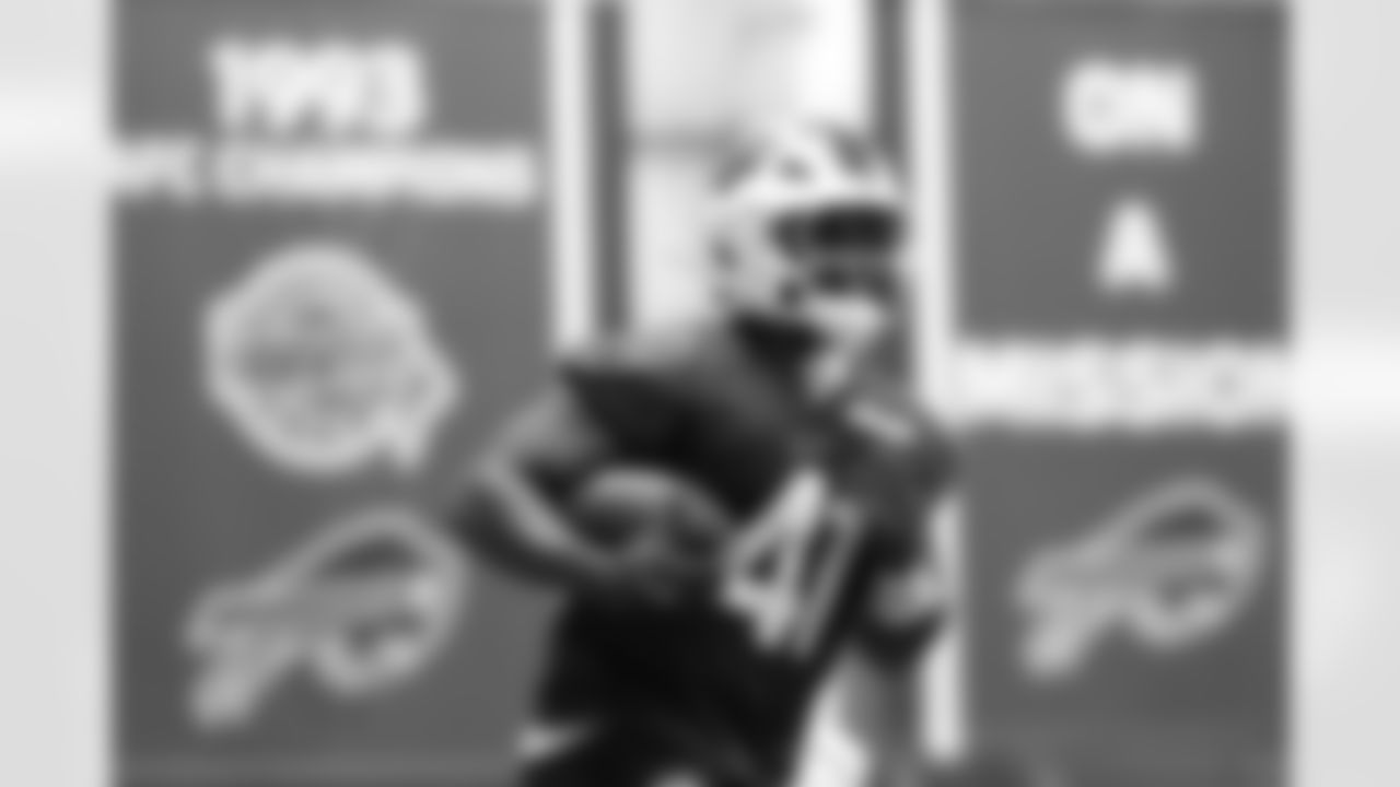 Reggie Gilliam (41). Buffalo Bills Week 9 Practice, October 30, 2025 at the Buffalo Bills Training Center.