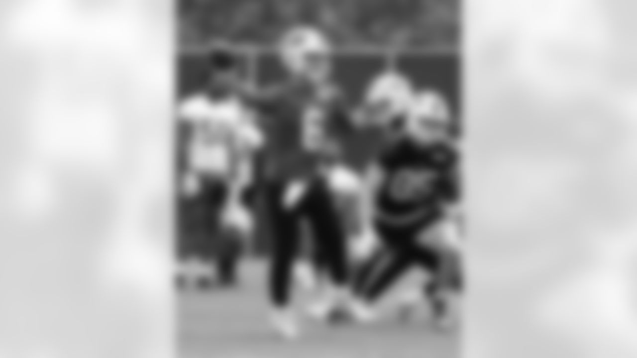 Shane Buechele (6). Buffalo Bills OTA workouts, June 03, 2025 at the Buffalo Bills Training Center.