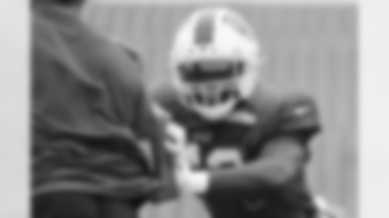 Edefuan Ulofoshio (48). Buffalo Bills Training Camp, August 21, 2025 at Buffalo Bills Training Facility.