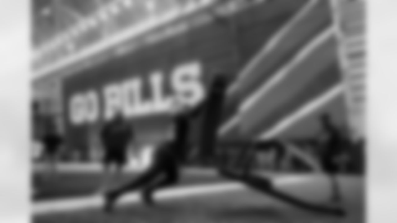 Deone Walker (96). Buffalo Bills Wild Card Week Thursday Practice, January 08, 2026 at Buffalo Bills Training Center.