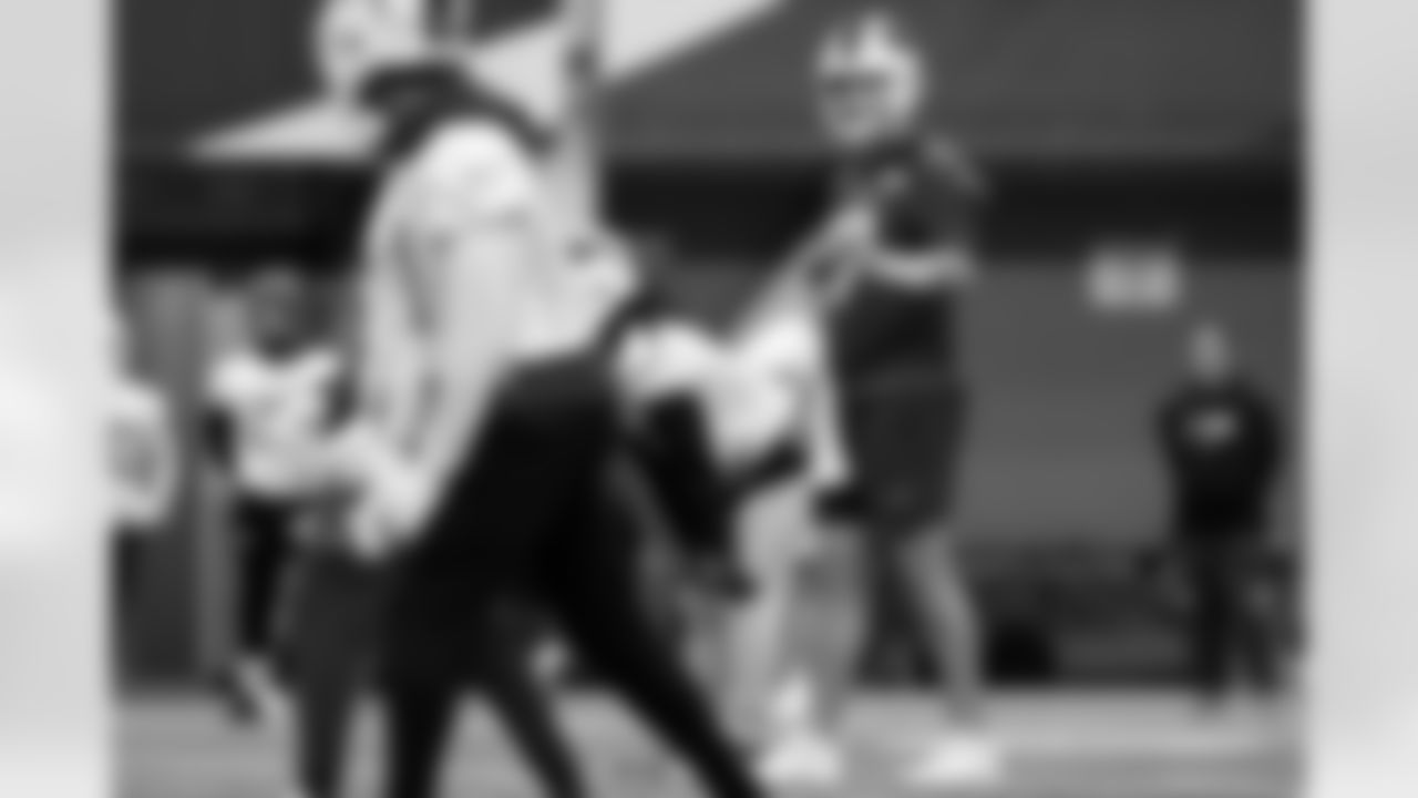 Josh Allen (17). Buffalo Bills Divisional Round Practice, January 14, 2026 at Buffalo Bills Training Center.