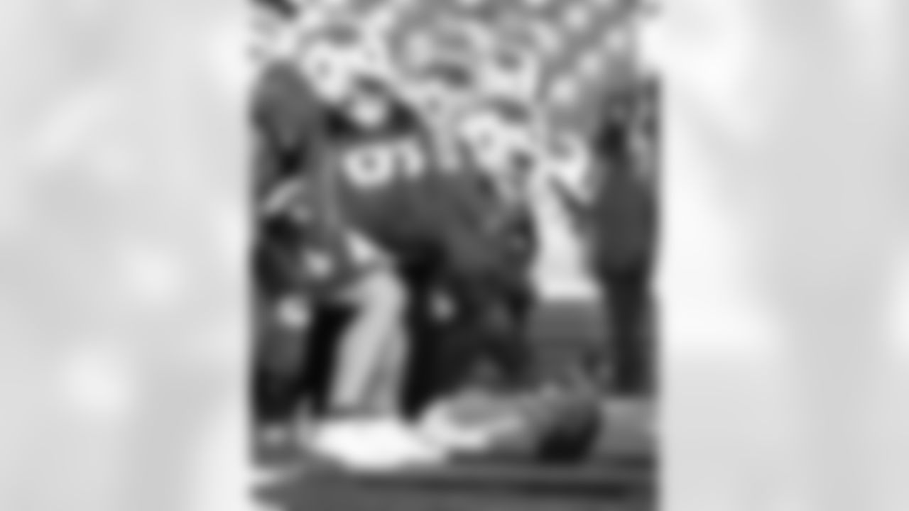 Connor McGovern (66). Buffalo Bills Week 14 Practice, December 05, 2025 at Highmark Stadium.