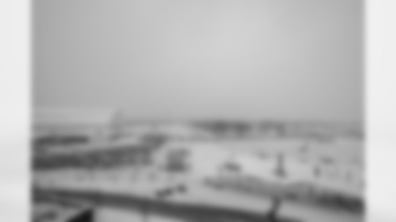Snow removal at Highmark Stadium in preparation for a Divisional Round matchup against the Kansas City Chiefs, January 19, 2024.