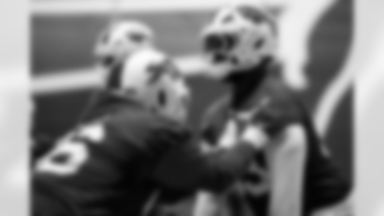 Zion Logue (93). Buffalo Bills Week 16 Practice, December 18, 2025 at Buffalo Bills Training Center.