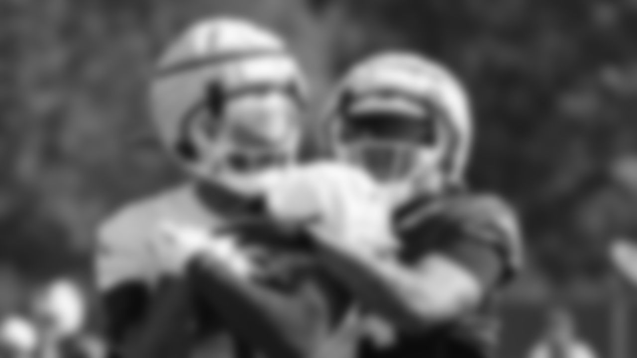 Keon Coleman (0), Taylor Rapp (9). Buffalo Bills Training Camp, August 27, 2025 at Buffalo Bills Training Facility.