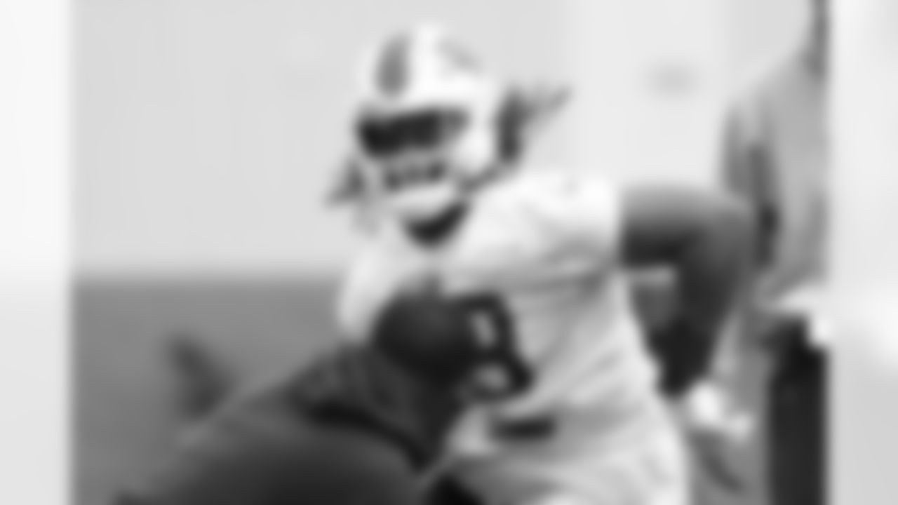 T.J. Sanders (98). Buffalo Bills Mandatory Minicamp, June 12, 2025 at the Buffalo Bills Training Center.