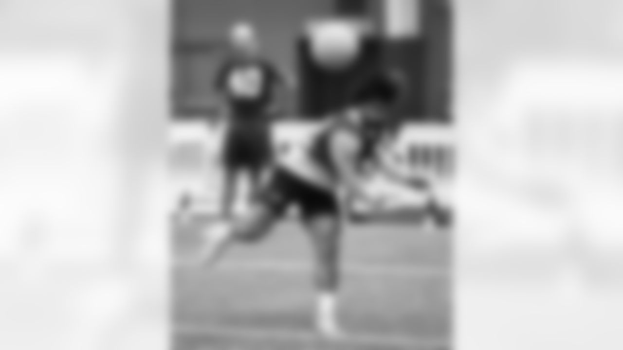 Ty Johnson. Buffalo Bills offseason workouts and dodgeball competition at One Bills Drive on May 15, 2024.