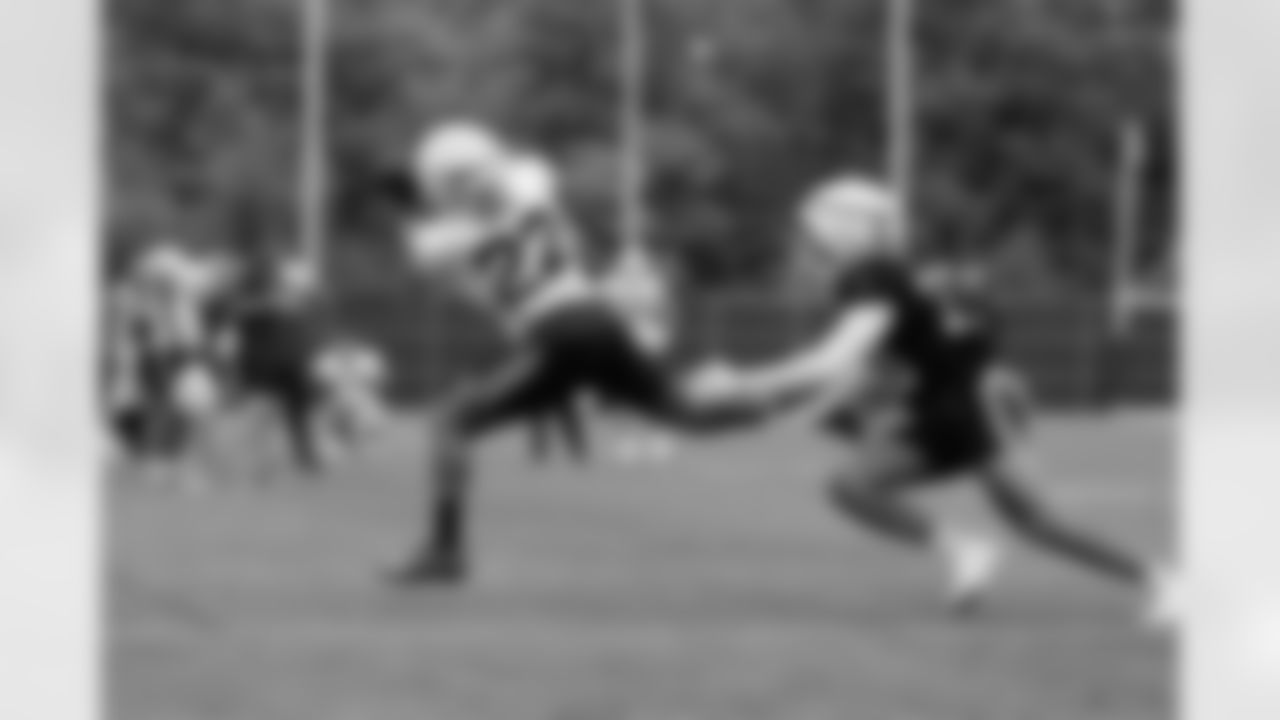 Ray Davis (22). Buffalo Bills Training Camp, August 20, 2025 at Buffalo Bills Training Facility.