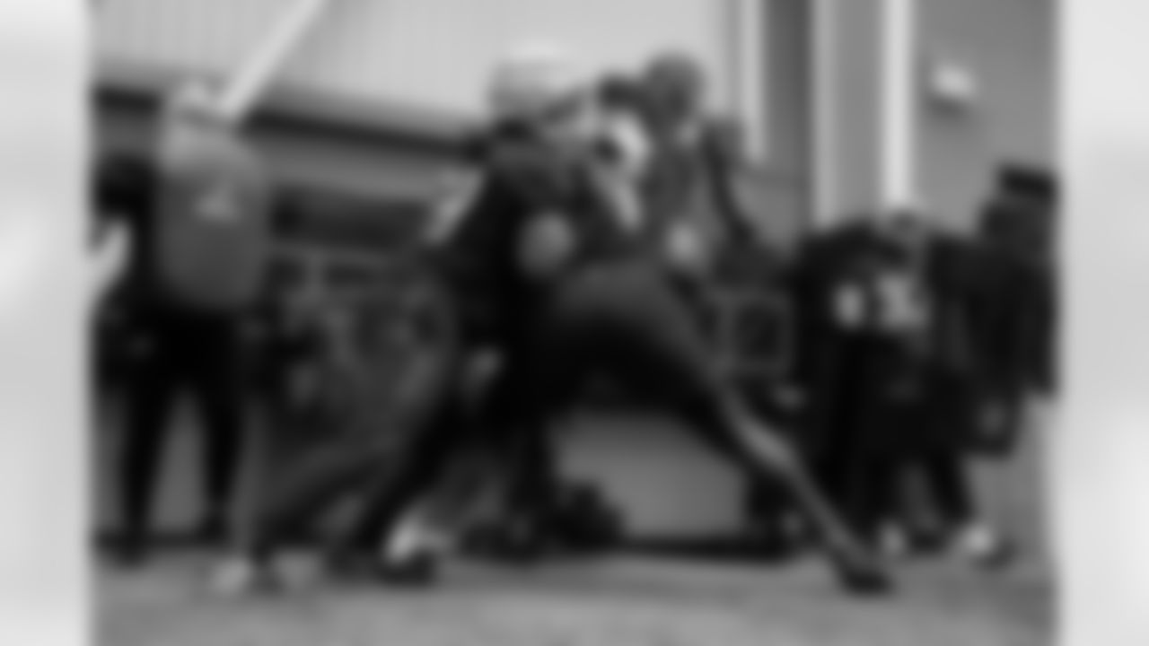 T.J. Sanders (98). Buffalo Bills Divisional Round Practice, January 14, 2026 at Buffalo Bills Training Center.