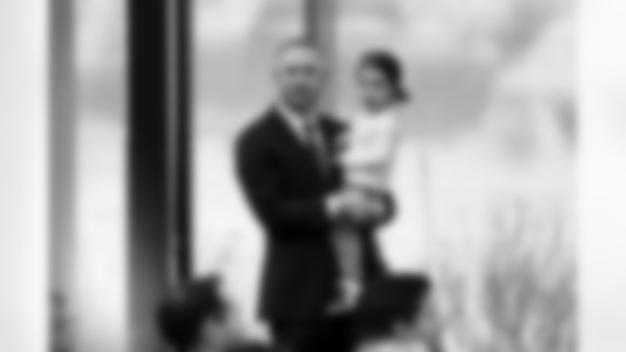 Joe Brady's Head Coach Introduction, January 29, 2026 at Buffalo Bills Training Center.