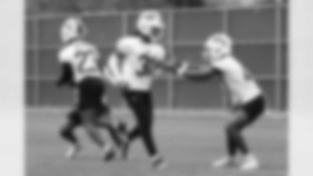 Maxwell Hairston (31), Christian Benford (47). Buffalo Bills OTA workouts, May 27, 2025 at the Buffalo Bills Training Center.
