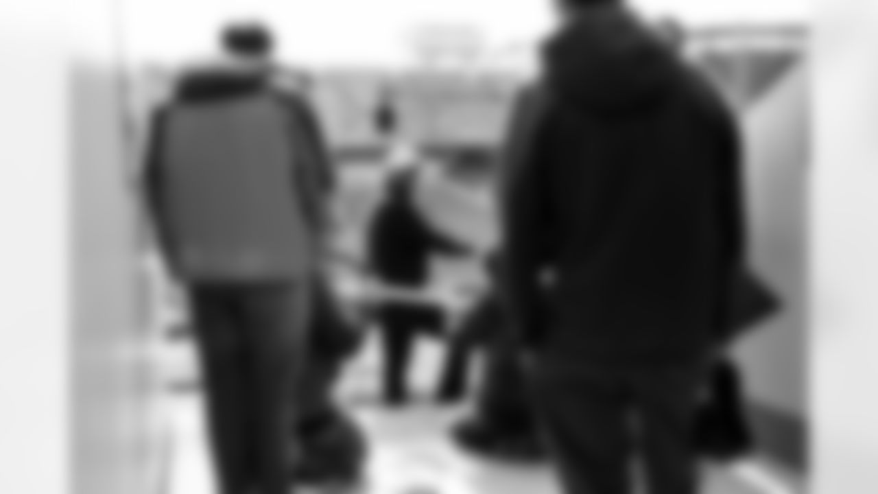 Behind-the-scenes from the Thurman Thomas video honoring the closing of Highmark Stadium, April 09, 2025.