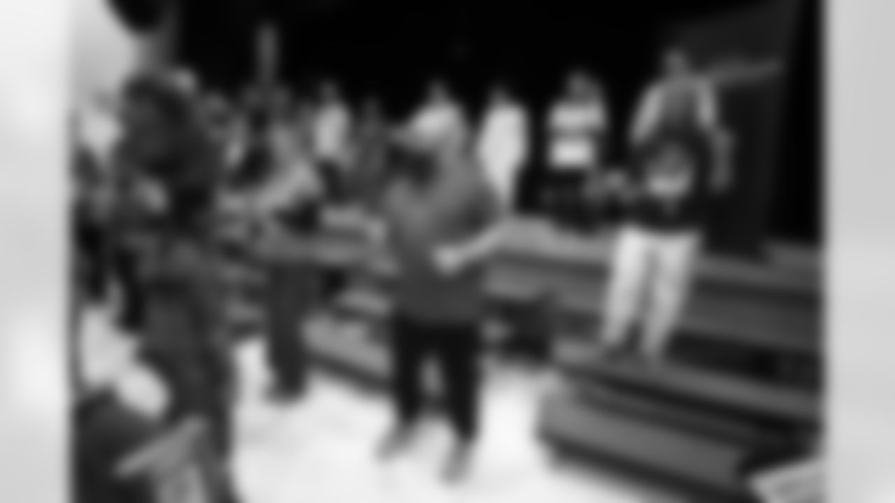 Buffalo Bills pep rally for students and staff at Windermere Boulevard Elementary School, December 19, 2025.