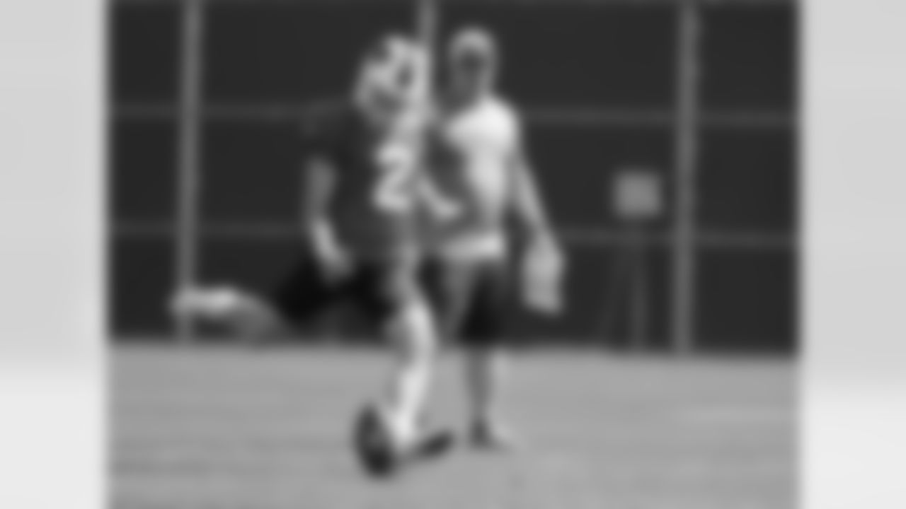 Tyler Bass (2). Buffalo Bills practice, August 28, 2024 at One Bills Drive.