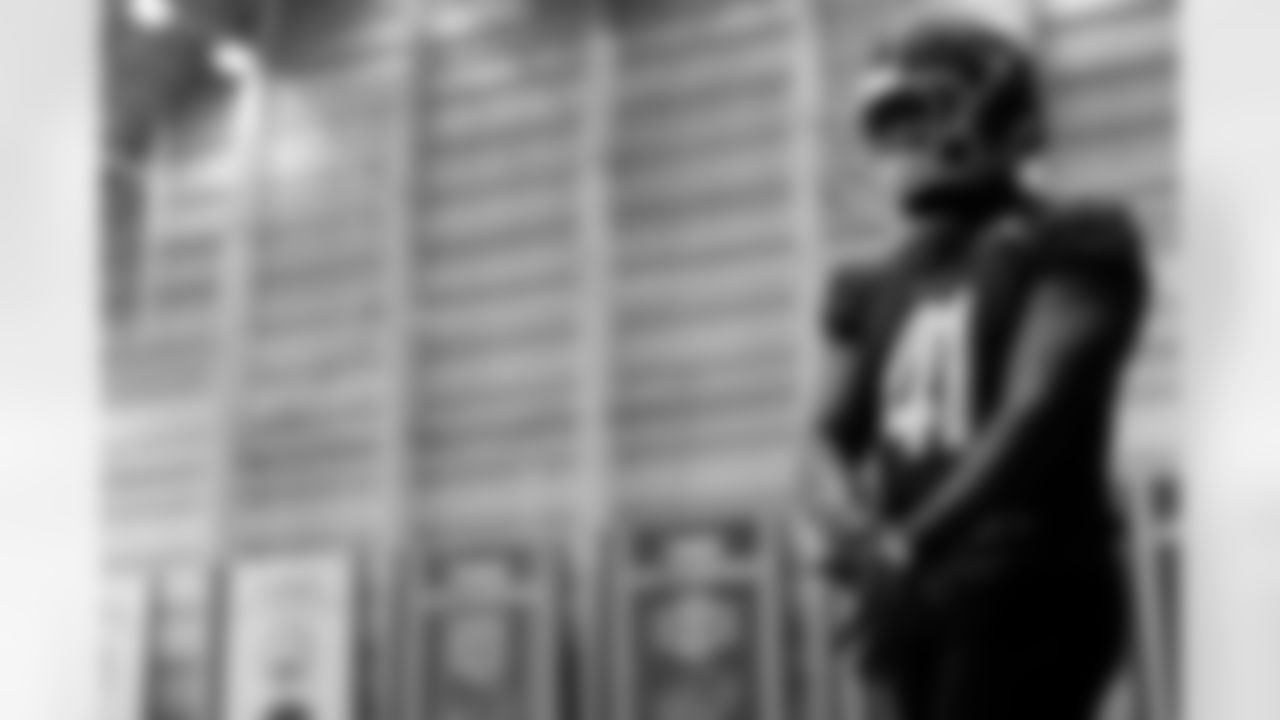 Reggie Gilliam (41). Buffalo Bills Week 18 practice, January 01, 2026 at Buffalo Bills Training Center.